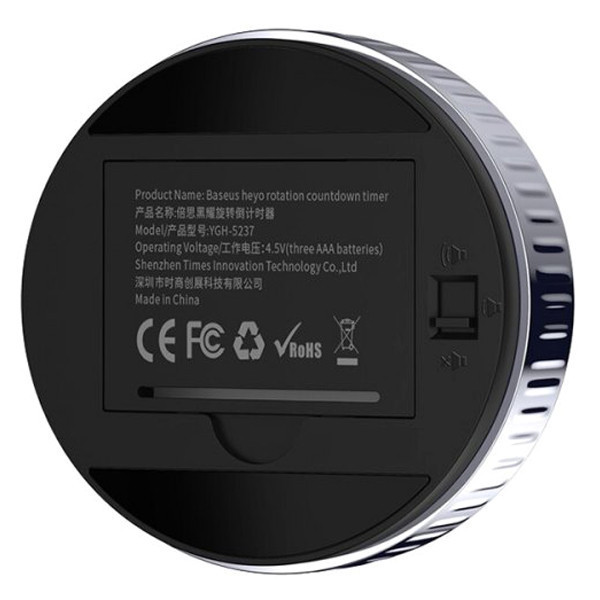 Таймер Baseus Heyo rotation countdown timer с цифровым LED дисплеем и магнитной основой (ACDJS-01) Николаев - изображение 4