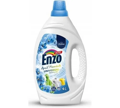 Гель для стирки Deluxe Enzo Elite 6in1 April Moments Universal 4 л 100 циклов стирки Львов - изображение 1