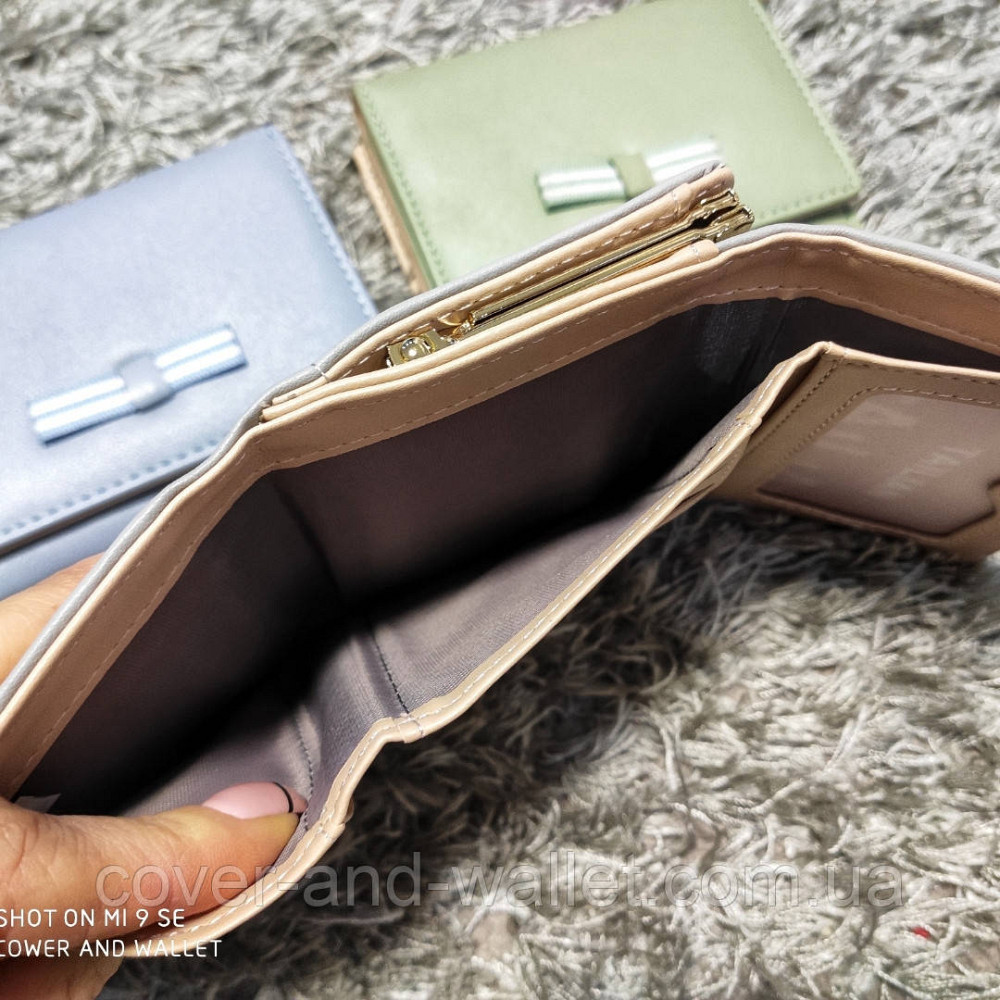 Женские маленькие кошельки с бантом и монетницей Киев - изображение 8