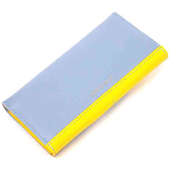 Місткий жіночий гаманець комбі двох кольорів Серце (GRANDE PELLE) Київ