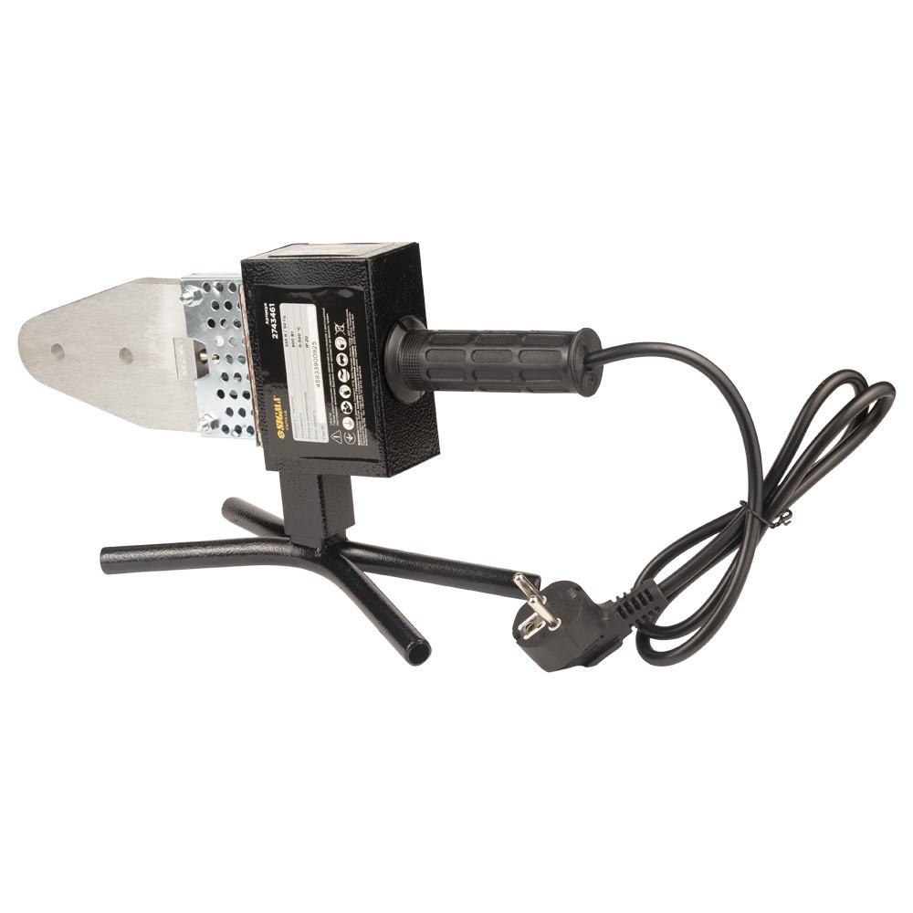 Паяльник для пластиковых труб 800Вт 20-63мм металлический кейс SIGMA (2743461) Киев - изображение 5