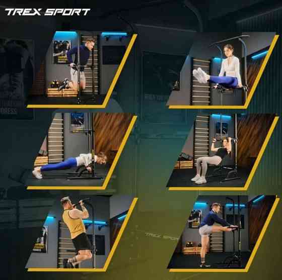 Регулируемая силовая станция Trex Sport TX-060PR•Турник брусья. Харьков