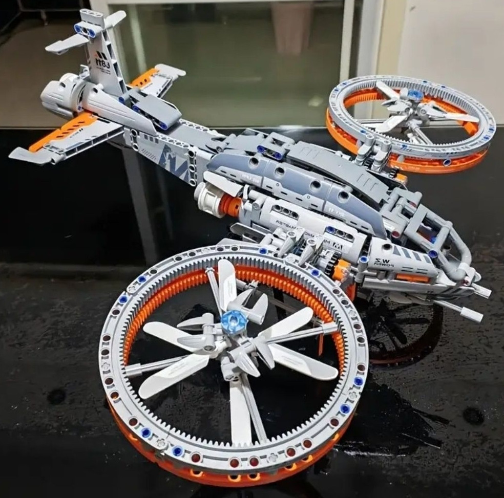 Конструктор большой вертолёт самолёт 1120 блоков Lego Toylinx AVATAR. Харьков - изображение 2