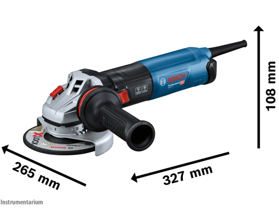Профессиональная болгарка Bosch GWS 17-125 S: 1700 Вт, диск 125мм, с регулировкой оборотов Киев