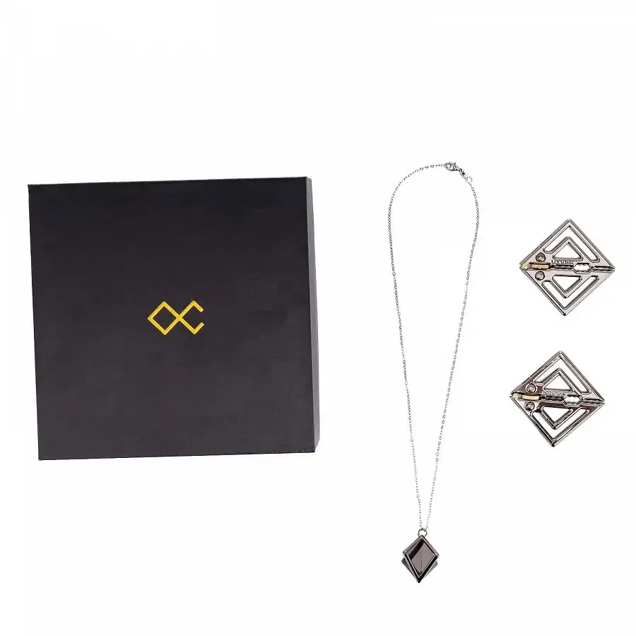 Затискачі для сосків з легкої підвіскою LOCKINK Adjustable Nipple Clamps with Light Pendant - Grey Львів - фото 9