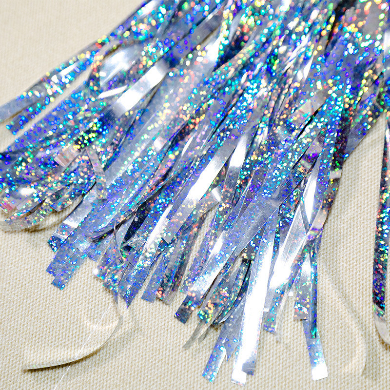 Дождик фотозона с голограммой новогодний 2 м на 1 м голубой Киев - изображение 5