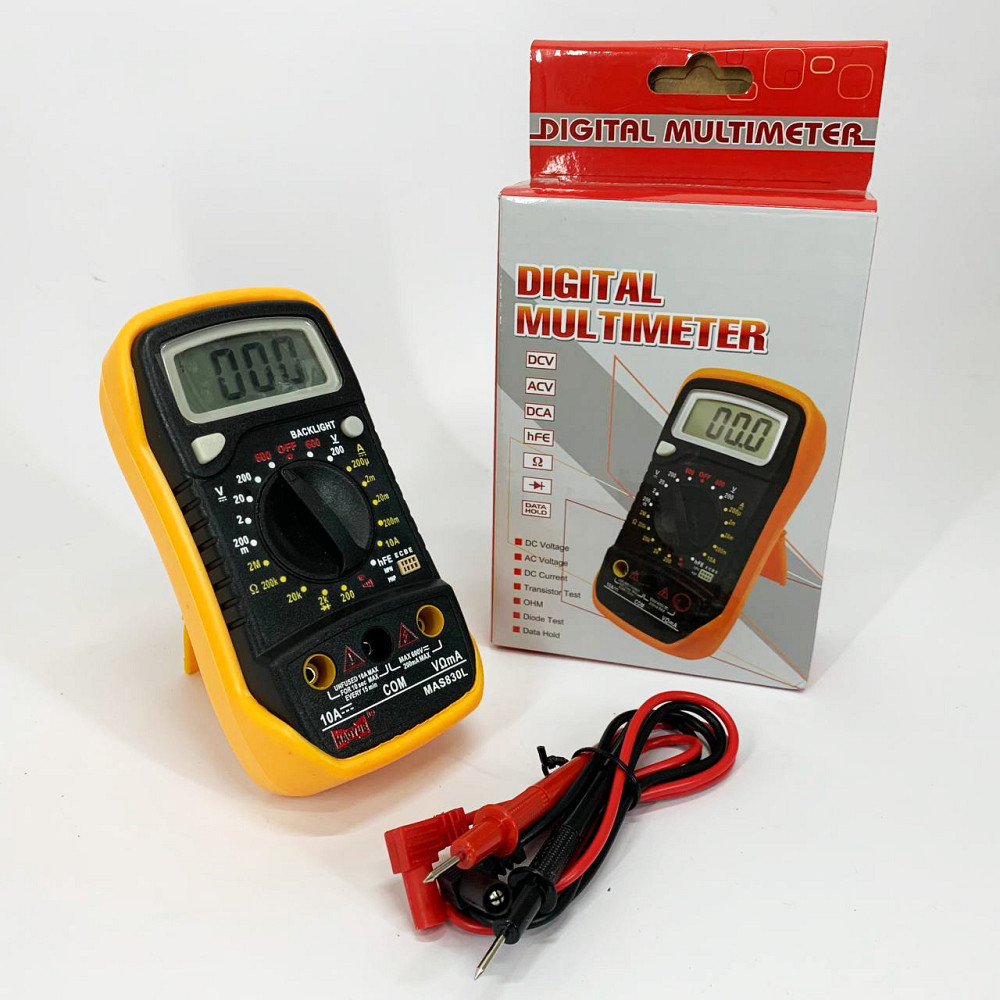 Тестер для електрика HAOYUE MAS830L, Мультиметр з високою роздільною здатністю, Професійний мультиметр AP-69 Львів - фото 1