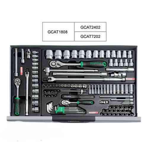 Тележка с инструментом для автосервиса TOPTUL (Pro-Plus) 7 секций 305 ед. красная GCAJ305H Одесса