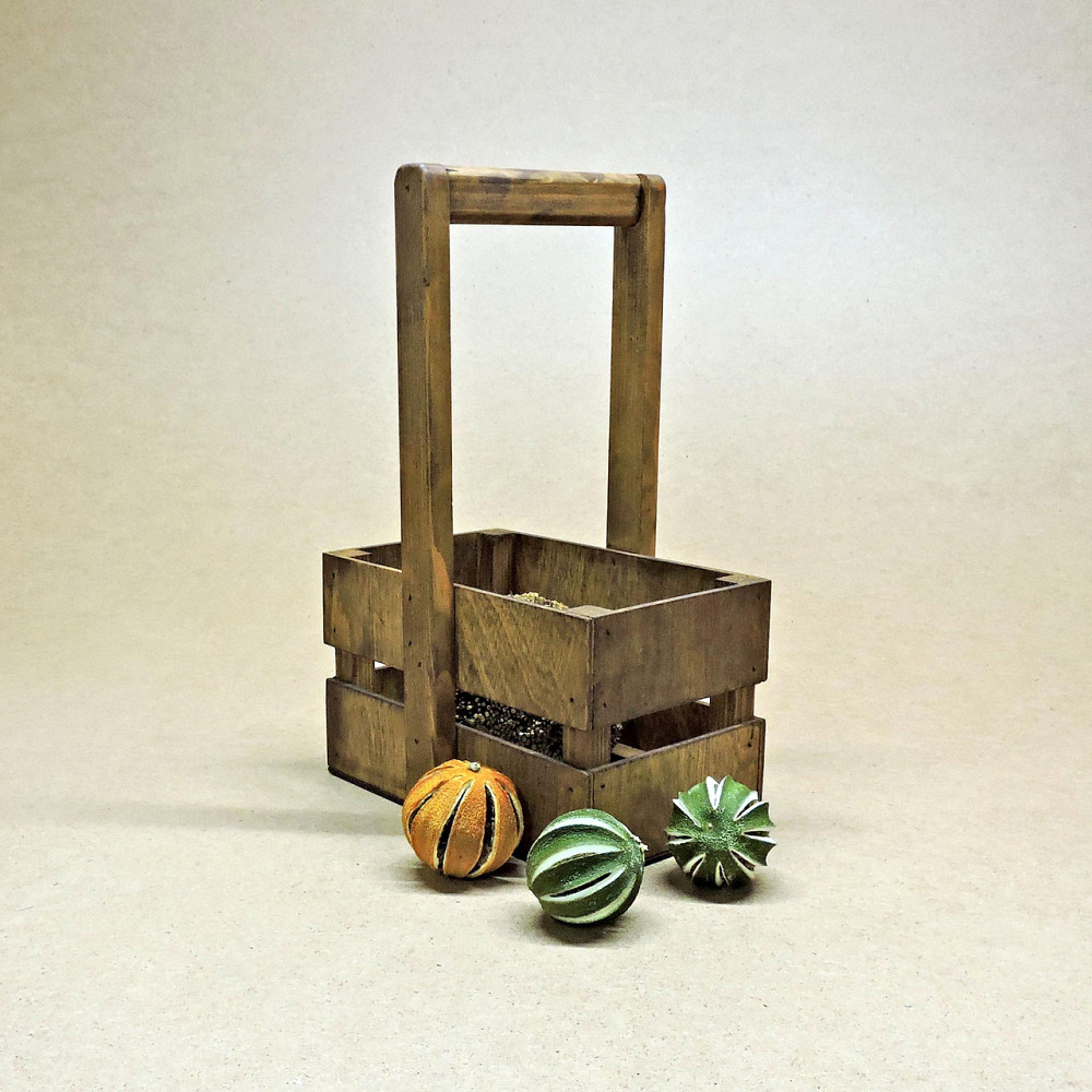 Подарунковий кошик "Шеллі 12х20" капучино Миколаїв - фото 7