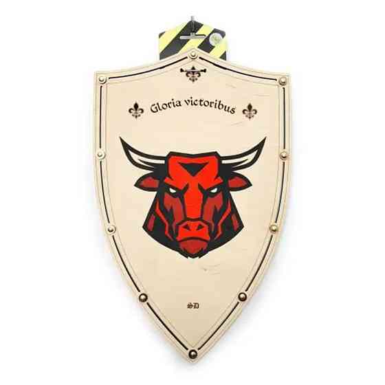 Сувенірний дерев'яний щит "Буйвол" 000157, 47х30 см Вінниця