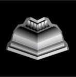 Потолочный плинтус 2м   GP-53  92х92х2000 mm Днепр - изображение 3