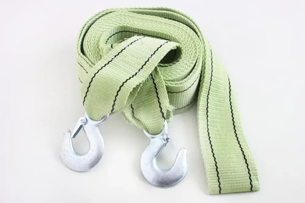 Трос буксировочный лента 10 т/6.0м/7.5см Steel power крючки (сумка) Винница - изображение 1