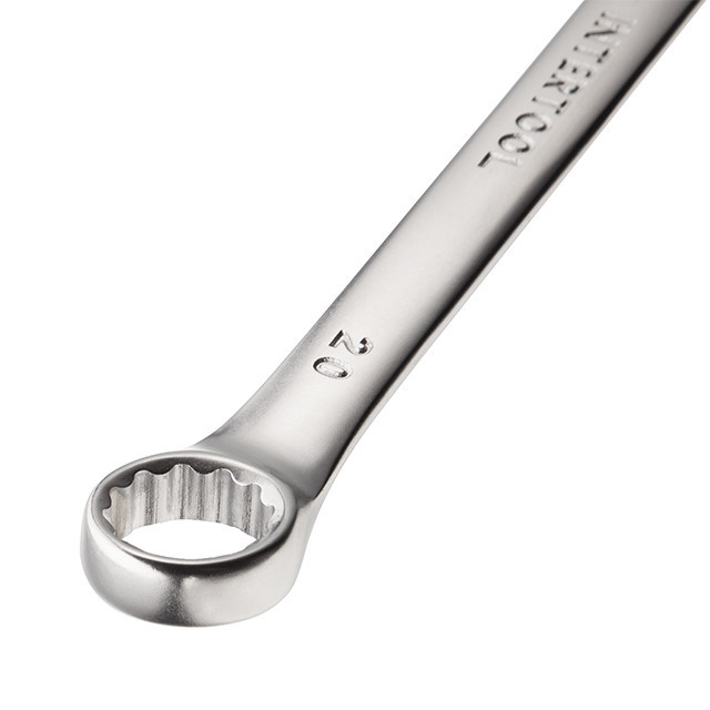 Ключ комбінований 20мм Cr-V INTERTOOL HT-1220 Київ - фото 3