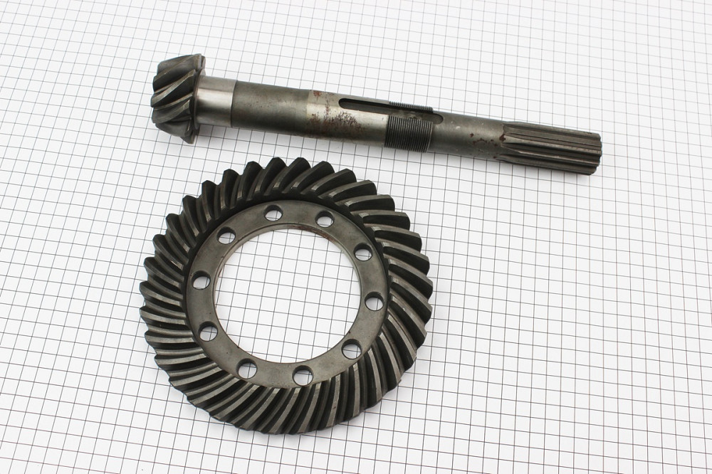 Шестерні конічні заднього моста, провідна Z-11/9 + ведена Z-34 к-кт DongFeng 240/244 (250.38.118A + 250.38.127A) Киев - изображение 1