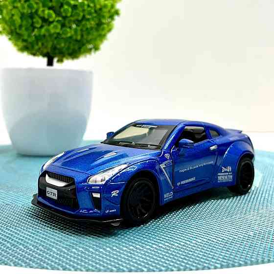 Машинка TK Union Auto Expert Nissan GTR металева світло/звук/інерційна Синя (38071) Чернігів
