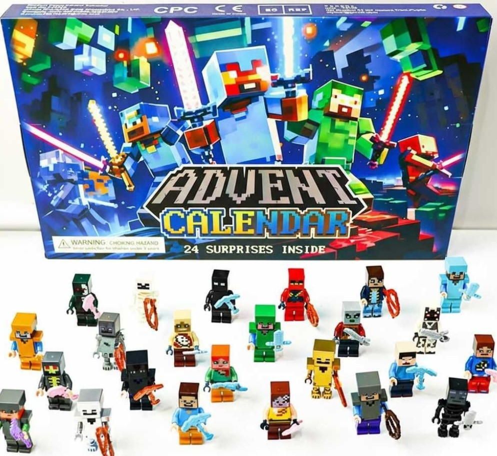 Новорічний адвент-календар Лего Майнкрафт на 24 вікна. Київ - фото 7