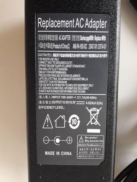 Блок живлення Заряджання для Ноутбука HP 90 W Адаптер Штекер 5.5 на 1.7 BULLET Дніпро - фото 3