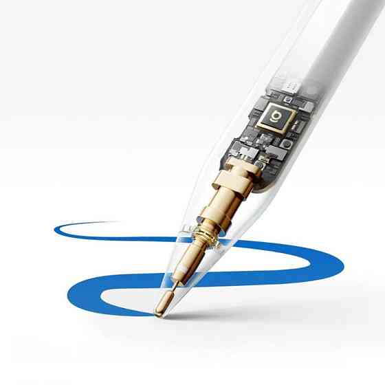 Стилус Baseus Smooth Writing PS3 Pro 360° Touch Operation Wired Charging Stylus Moon White (With Type-C*1 Cable and Tip*1) Одеса