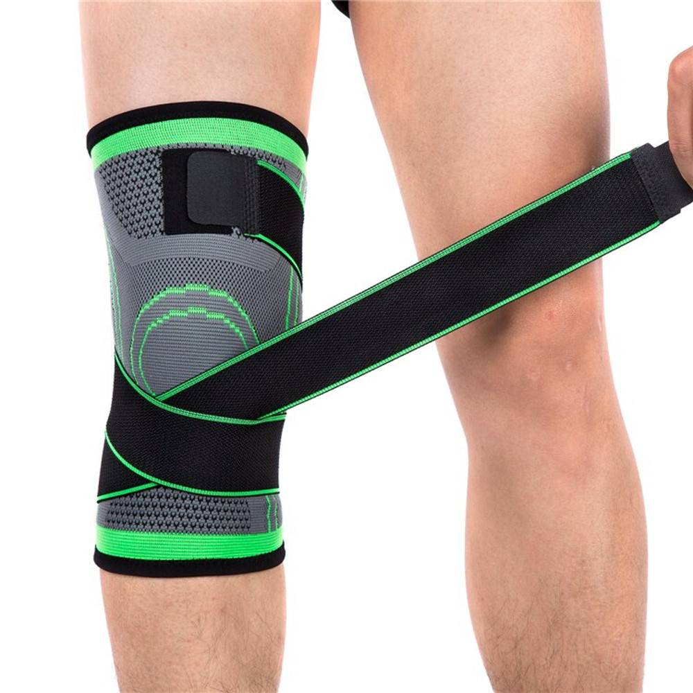 Бандаж колінного суглоба XL, KNEE SUPPORT WN-26, Зелений / Фіксатор колінного суглоба / Наколінник еластичний Київ - фото 7