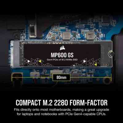 Накопичувач SSD M.2 2280 1TB MP600GS Corsair (CSSD-F1000GBMP600GS) Вінниця