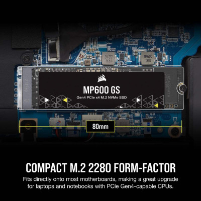 Накопичувач SSD M.2 2280 1TB MP600GS Corsair (CSSD-F1000GBMP600GS) Вінниця - фото 6