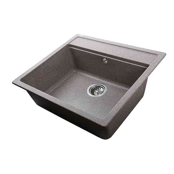 Гранитная мойка Globus Lux VOLTA мокко 570х510мм (000023501) Киев