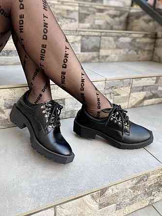 ЭФА Туфлі жіночі EFA T29 чорні (весна-осінь, шкіра натуральна) (3165) Коломыя