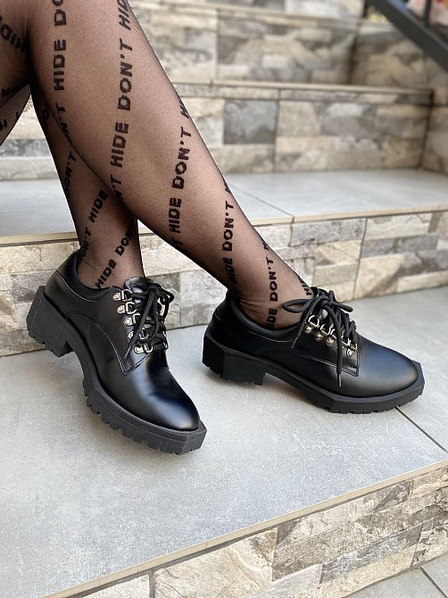 ЭФА Туфлі жіночі EFA T29 чорні (весна-осінь, шкіра натуральна) (3165) Коломыя - изображение 3