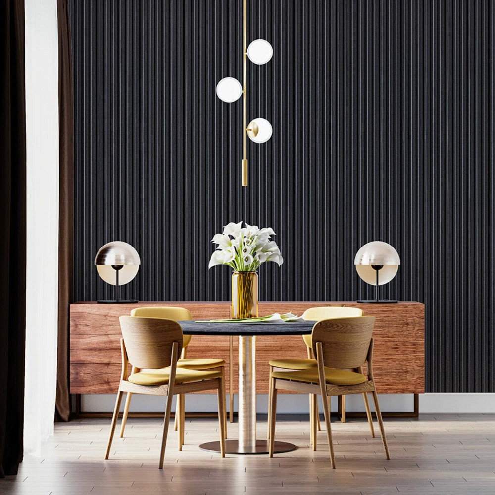 Рейка декоративная WPC стеновая 3000х150х9мм Антрацит SW-00001869 Днепр - изображение 7