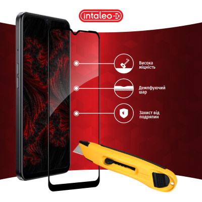 Стекло защитное Intaleo Full Glue Oppo A77S Black (1283126576805) Винница - изображение 5