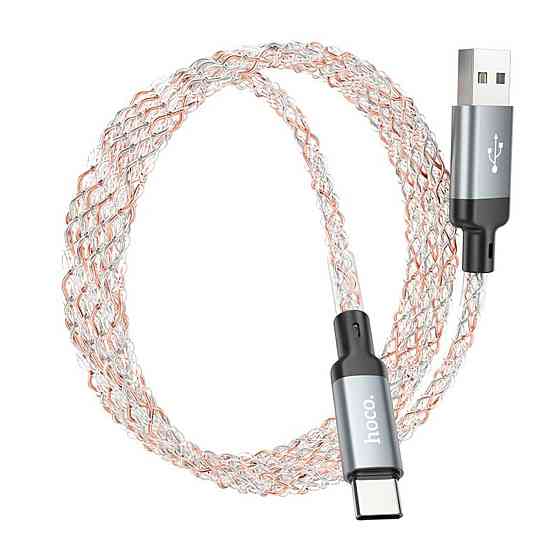 Кабель HOCO U112 Shine charging data cable for Type-C Gray Київ
