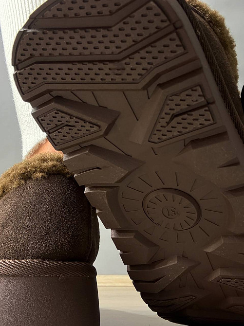 Черевики жіночі Hengji 003-7 уггі натуральна замша з пряжкою коричневі, 39, 24,5 см Київ - фото 5