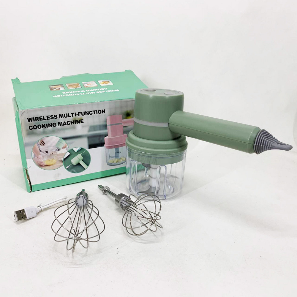 Ручной беспроводной миксер-измельчитель 2 в 1. Цвет: зеленый OH-95 Львов - изображение 8