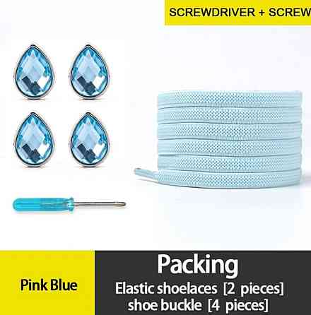 Шнурки эластичные с фиксаторами камушками Смела