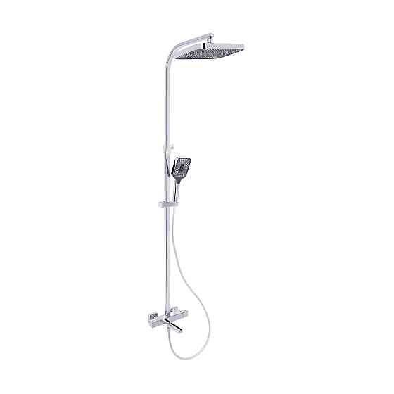 Душова система універсальна Qtap Sloup термостатична на три споживачі (з виливом) QTSLO51103OC48217 Chrome Київ