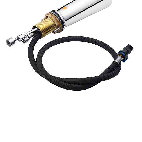 Смеситель для кухни с выдвижным изливом Kroner KRP Makon - C030-T хром Киев