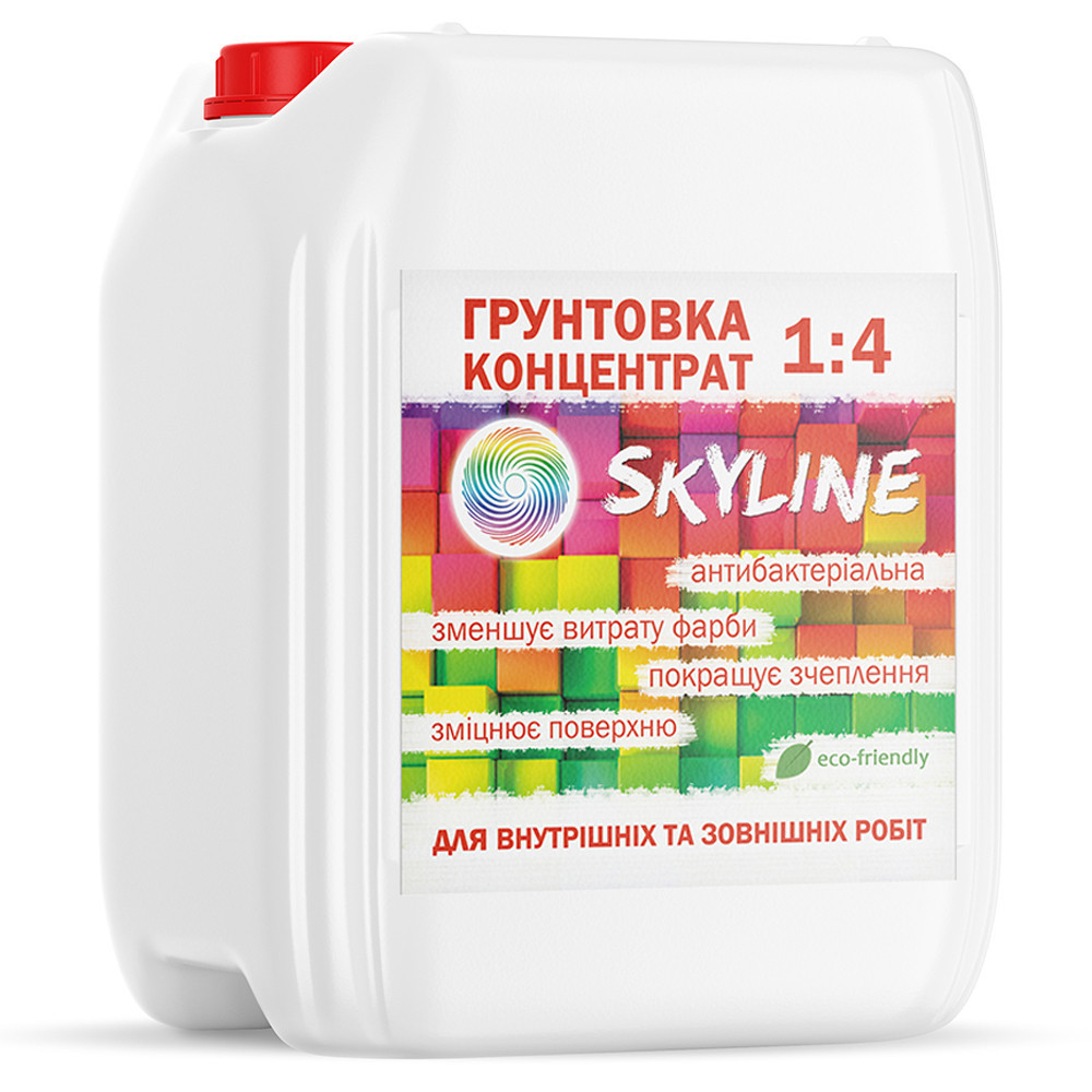 Ґрунтовка концентрат 1:4 акрилова глибокопроникаюча SkyLine 5л Харків - фото 8
