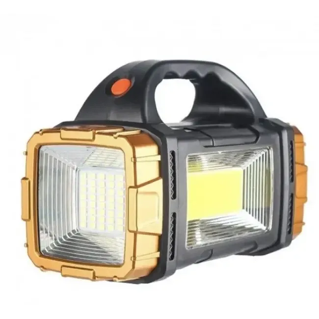 Фонарь аккумуляторный GL-2289 с солнечной батареей LED+COB влагостойкий мощный туристический Одесса - изображение 2