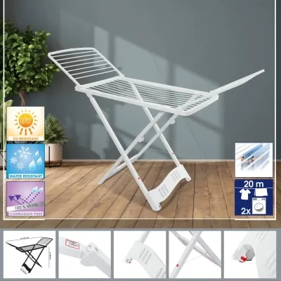 Сушарка для білизни Casa Si Resin 20m White Підлогова (CS92066Q01) (DAS302859) Вінниця - фото 7