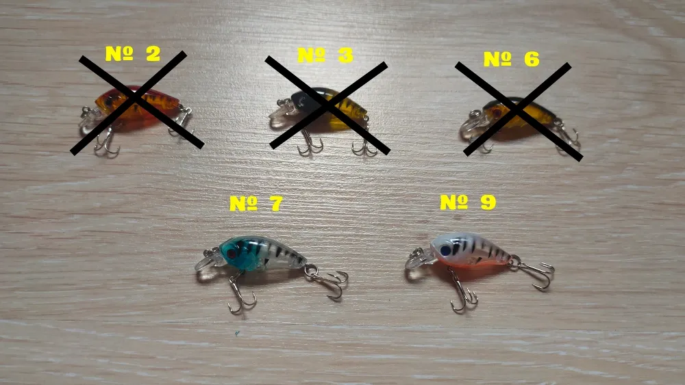 Воблер Плавающий 4.5 см.3.59 гр Киев - изображение 1