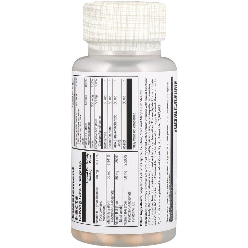 Вітаміни групи В (Methyl B-Complex 50) 60 капсул Київ - фото 2