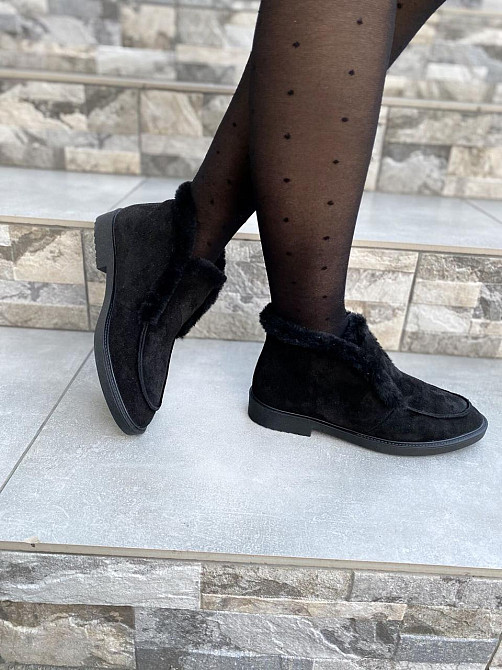 Daragani Черевики жіночі Daragani чорні натуральна замша зима 37-40р. (4245) Коломия - фото 5