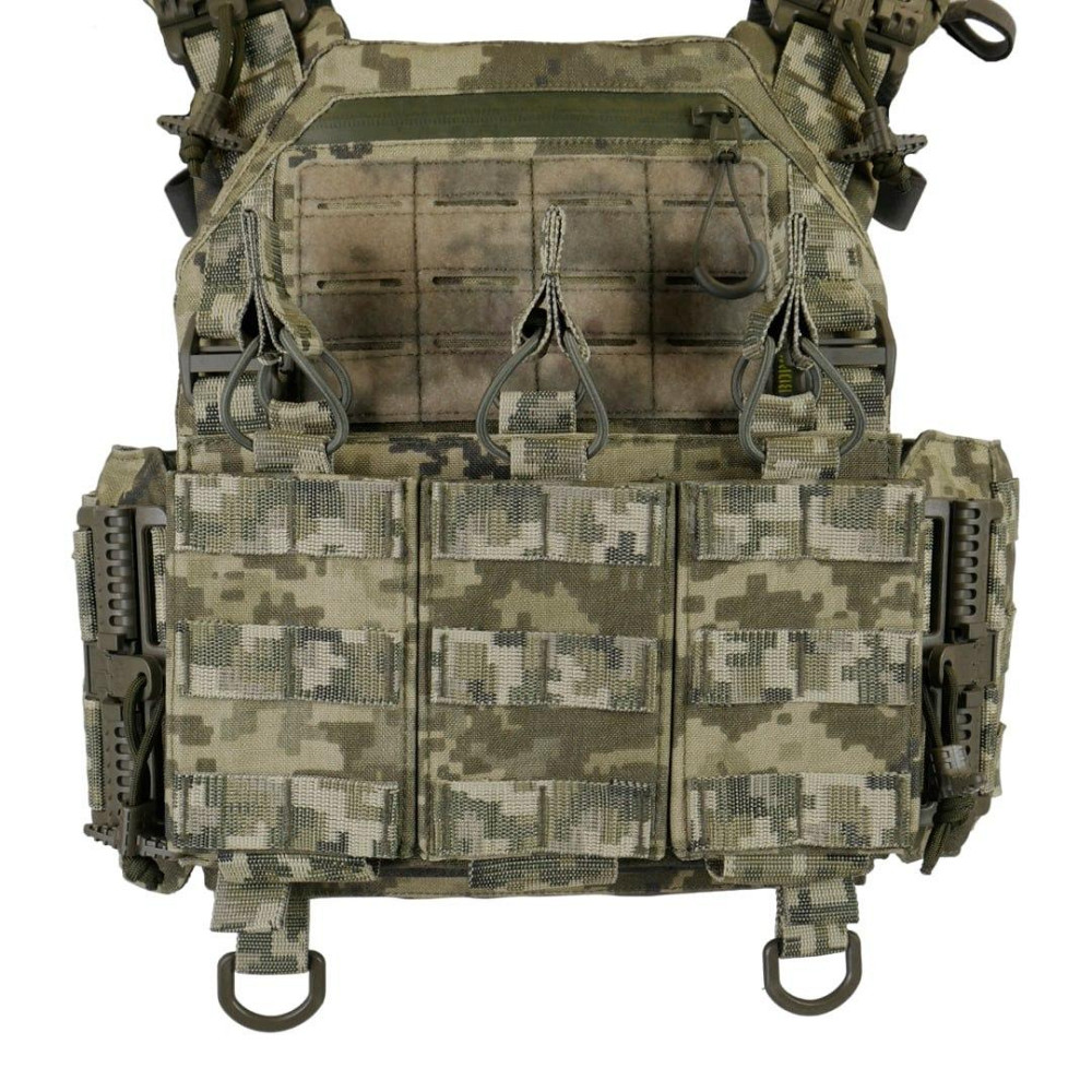 Мужская плитоноска пиксель тактическая плитоноска с быстрым сбросом разгрузочный жилет для зсу   WAR Львов - изображение 10