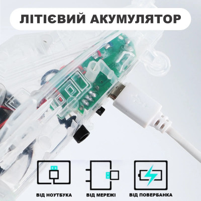 Интерактивная игрушка UFT Летающий вертолет с сенсорным контролем и LED подсветкой (UFTFly12) Винница - изображение 8