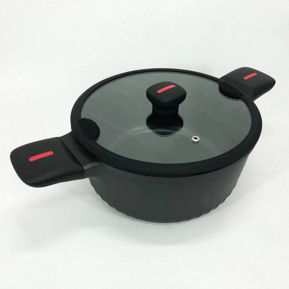 Кастрюля Magio MG-1171 Литая антипригарная 5л 24 см TA-60 Львов - изображение 6