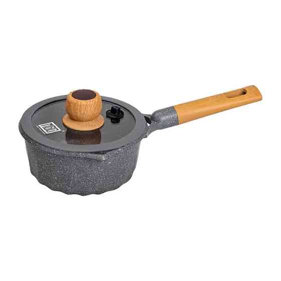 Набір посуду, 4 каструлі, алюмінієве товсте дно MGC з лопаткою і ополоником, сірий HP-4-404G Коломия