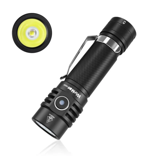 Ліхтар ручний Wurkkos WK-03 TIR Luminus SST40 1800 лм USB Type-C з акумулятором Wurkkos 3000 mAh Чорний Вінниця