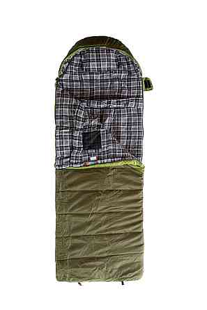 Спальный мешок Tramp Kingwood Long одеяло левый dark-olive/grey 230/100 UTRS-053L Київ