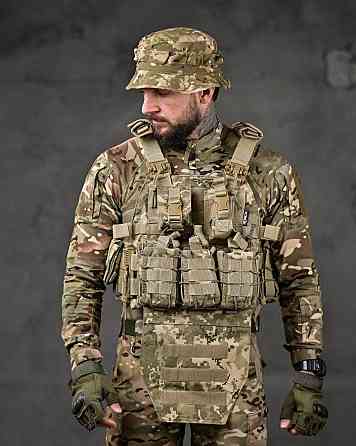 Плитоноска 4 швидкі скидання Cordura піксель ВТ7930 Київ