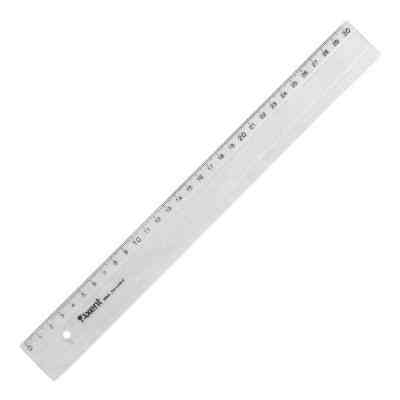 Линейка Axent plastic, 30cm, clear (7330-А) Винница